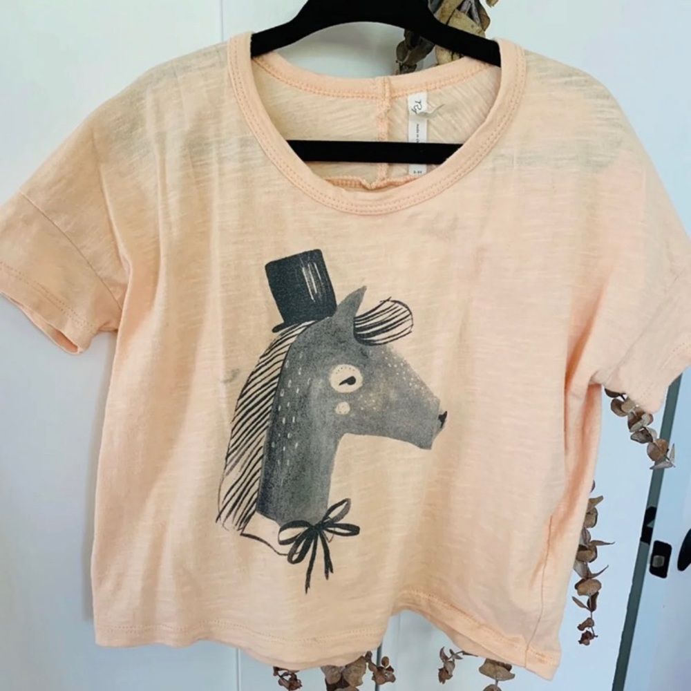 Rylee and cru boxy horse T-shirt